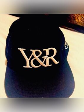 Black Y&R Embroidered Logo Baseball Cap